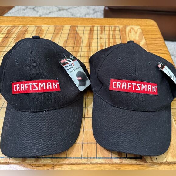 2* NWT Vintage craftsmen tool hats lot - one size - Picture 1 of 5